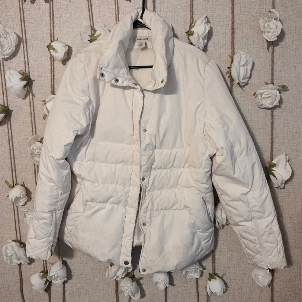 Westbound Cream Puffer Jacket